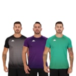 Kit 3 Camisetas Kappa Sport Match Masculina