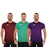 Kit 3 Camisetas Kappa Sport Match Masculino