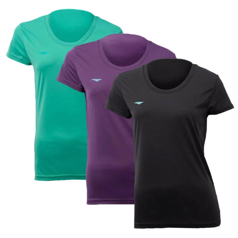 Kit 3 Camisetas Penalty Iris Feminina