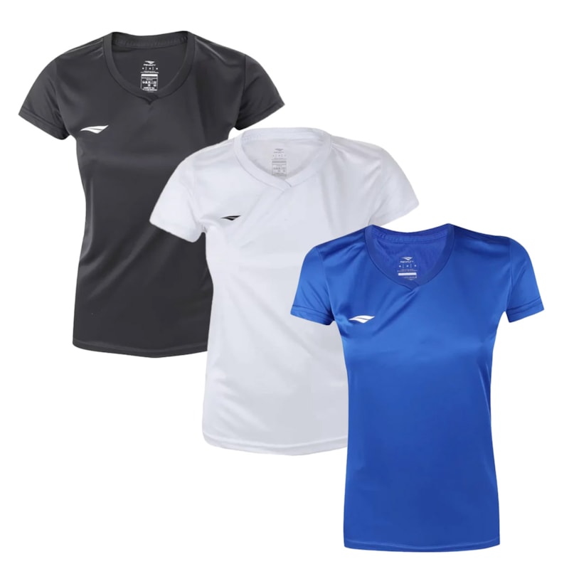 Kit 3 Camisetas Penalty X Feminino Kit 3 Camisetas Penalty X Feminino