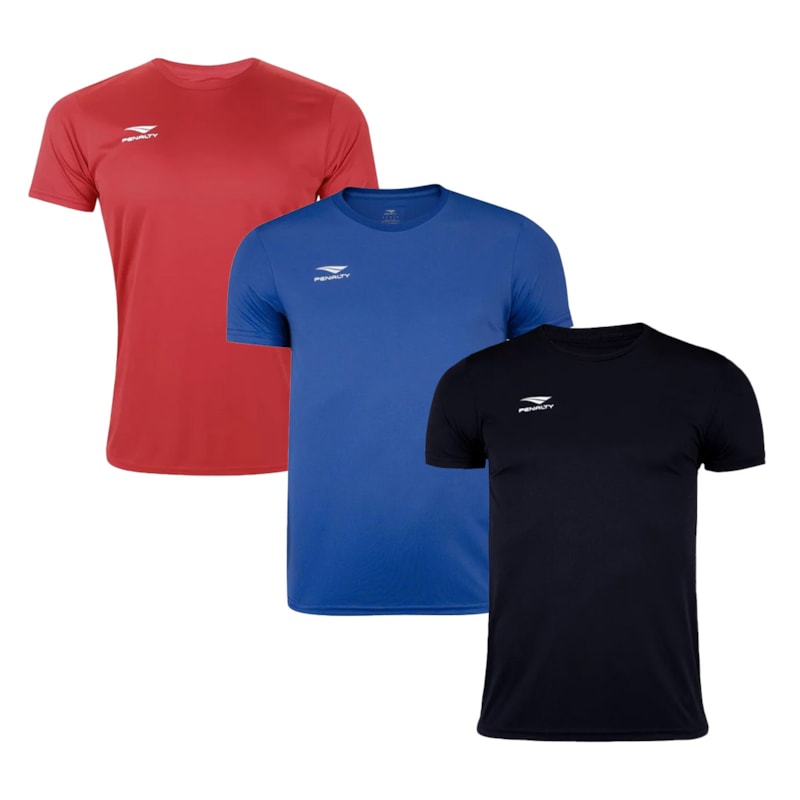 Kit 3 Camisetas Penalty X Masculino Kit 3 Camisetas Penalty X Masculino