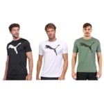 Kit 3 Camisetas Puma Active Big Logo Masculina