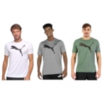 Kit 3 Camisetas Puma Active Big Logo Masculina