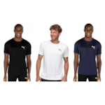 Kit 3 Camisetas Puma Active Small Logo Masculina