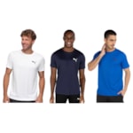 Kit 3 Camisetas Puma Active Small Logo Masculina