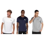 Kit 3 Camisetas Puma Active Small Logo Masculina