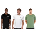 Kit 3 Camisetas Puma Active Small Logo Masculina