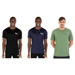 Kit 3 Camisetas Puma Active Small Logo Masculina