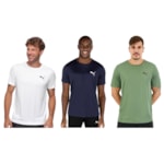 Kit 3 Camisetas Puma Active Small Logo Masculina