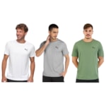 Kit 3 Camisetas Puma Active Small Logo Masculina