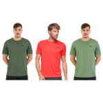 Kit 3 Camisetas Puma Active Small Logo Masculina