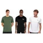 Kit 3 Camisetas Puma Active Small Logo Masculina