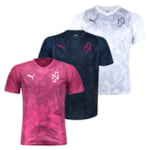 Kit 3 Camisetas Puma Neymar Jr Teamliga Infantil