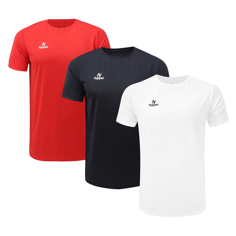 Kit 3 Camisetas Topper Classic New Masculina