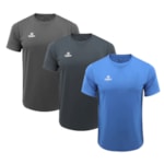 Kit 3 Camisetas Topper Faster Masculina