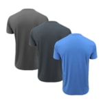 Kit 3 Camisetas Topper Faster Masculina