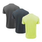 Kit 3 Camisetas Topper Faster Masculina