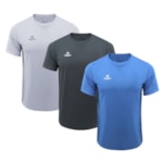 Kit 3 Camisetas Topper Faster Masculina