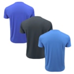 Kit 3 Camisetas Topper Faster Masculina