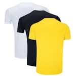 Kit 3 Camisetas Topper Fut Classic Plus Size Maculina