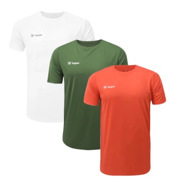 Kit 3 Camisetas Topper Sky Feeling Masculina