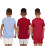 Kit 3 Conjuntos Liverpool Manchester City  Roma Camisa + Calção Infantil