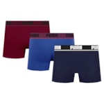 Kit 3 Cuecas Boxer Puma Cotton Masculina