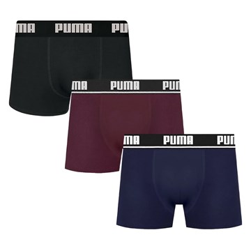 Kit 3 Cuecas Boxer Puma Cotton Masculina