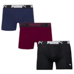 Kit 3 Cuecas Boxer Puma Microfibra Masculina