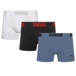 Kit 3 Cuecas Boxer Puma Sem Costura Masculina