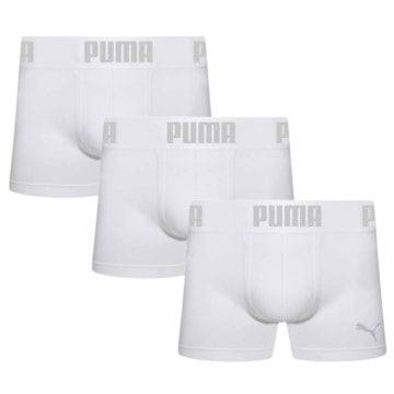 Kit 3 Cuecas Boxer Puma Sem Costura Masculina