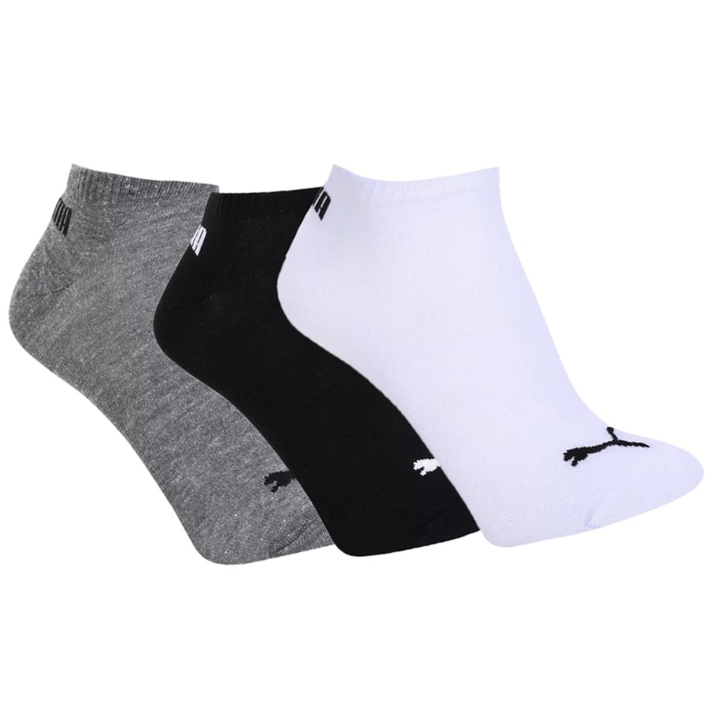 Kit 3 Pares de Meia Puma Logo Kit 3 Pares de Meia Puma Logo