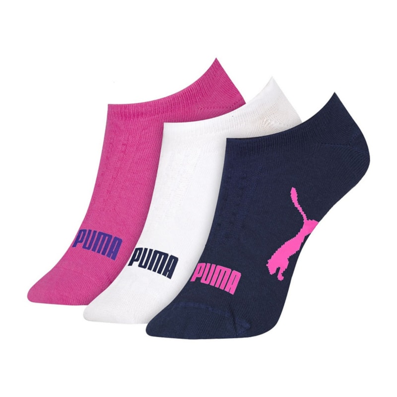 Kit 3 Pares de Meia Puma Sapatilha Esportiva Feminino Kit 3 Pares de Meia Puma Sapatilha Esportiva Feminino