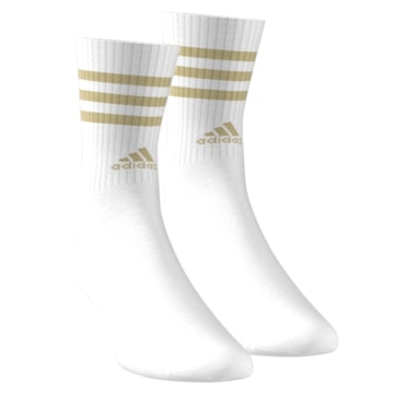 Kit 3 Pares De Meias Adidas 3 Stripes Unissex