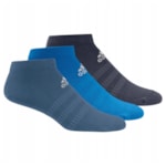 Kit 3 Pares de Meias Adidas Cushioned Low-Cut Unissex