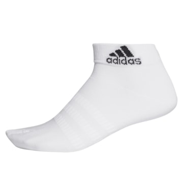 Kit 3 Pares de Meias Adidas Light Ank Cano Curto