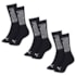 Kit 3 Pares De Meias Puma Esportiva Cano Longo Masculina