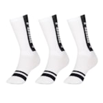 Kit 3 Pares de Meias Puma Esportiva Cano Longo Masculino