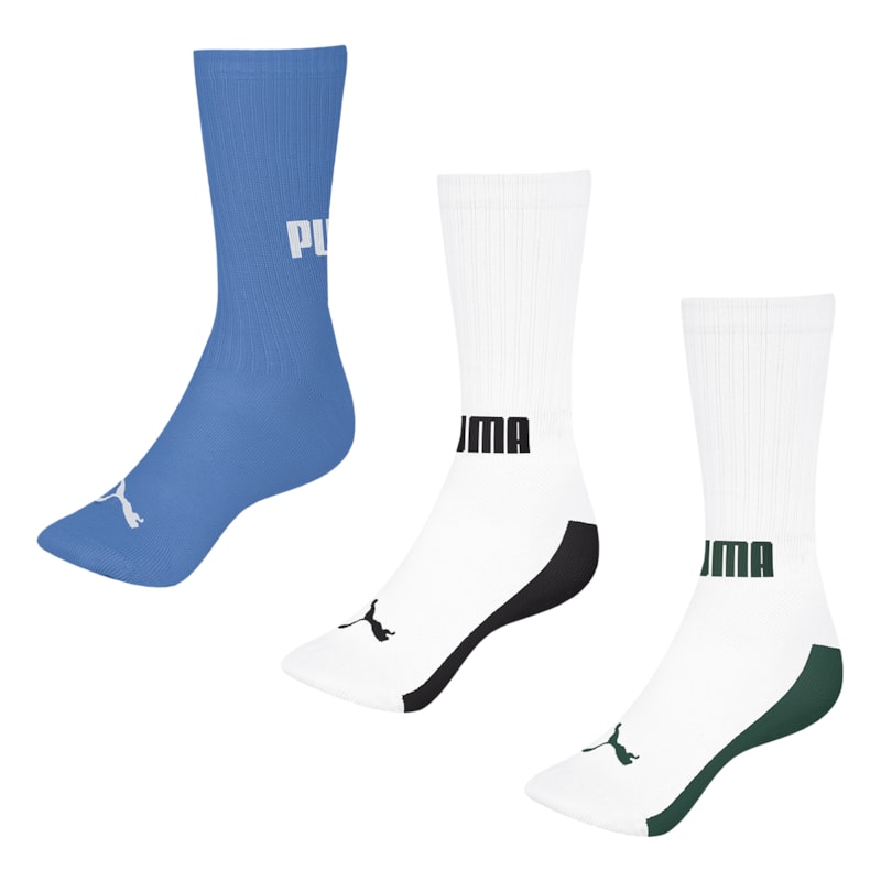 Kit 3 Pares de Meias Puma Esportiva Masculina