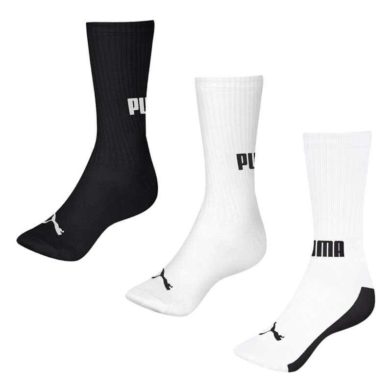 Kit 3 Pares de Meias Puma Esportiva Masculina