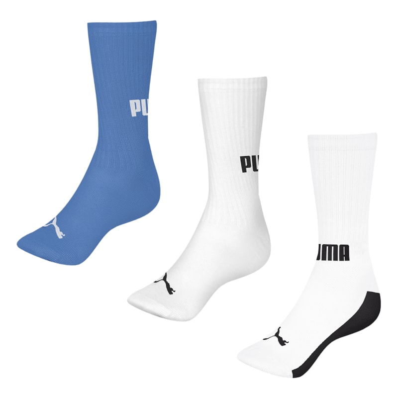 Kit 3 Pares de Meias Puma Esportiva Masculina