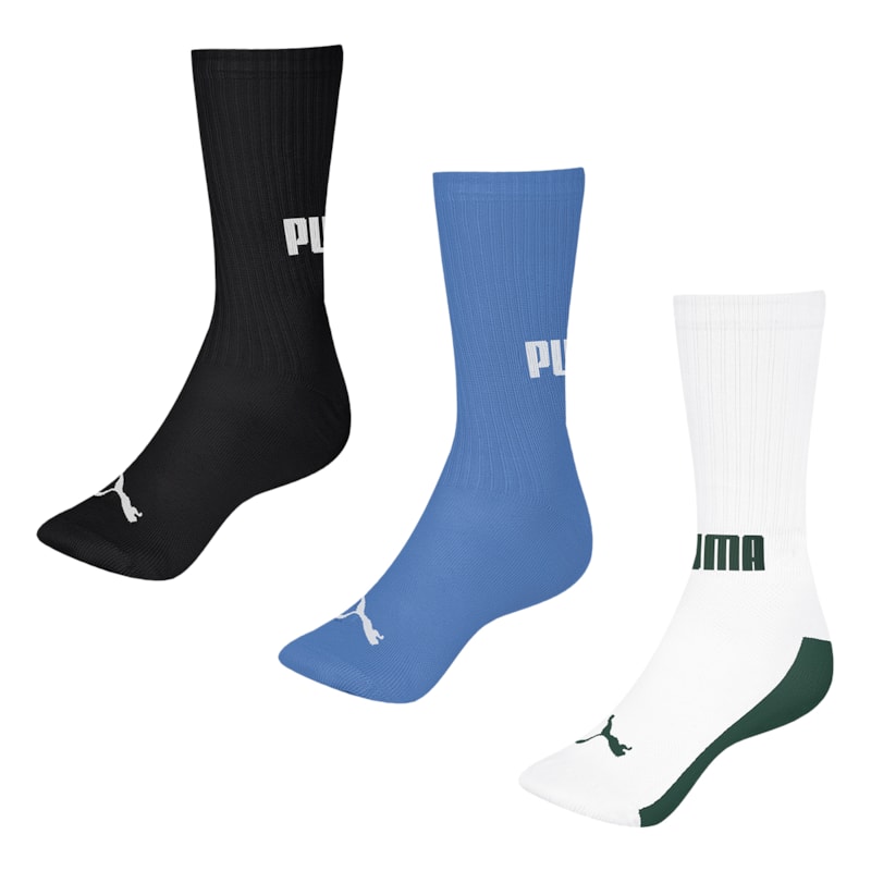 Kit 3 Pares de Meias Puma Esportiva Masculina