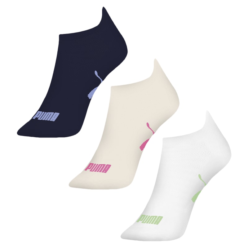 Kit 3 Pares de Meias Puma Sapatilha Esportiva Feminina