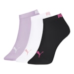 Kit 3 Pares de Meias Puma Sapatilha Esportiva Feminino