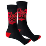 Kit 3 Pares de Meias Rikam Flamengo Casual Masculina