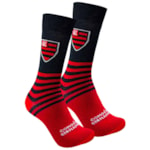 Kit 3 Pares de Meias Rikam Flamengo Casual Masculina