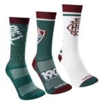 Kit 3 Pares de Meias Rikam Fluminense Performance Feminina