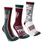 Kit 3 Pares de Meias Rikam Fluminense Performance Masculina