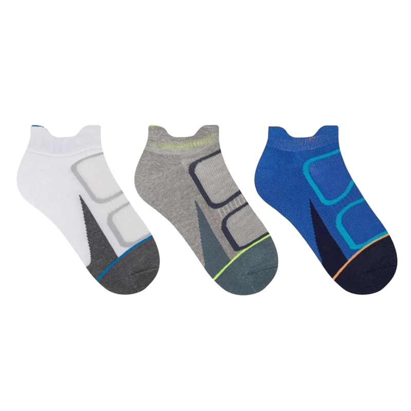 Kit 3 Pares de Meias Sapatilha Selene Esportiva Performance Masculina Kit 3 Pares de Meias Sapatilha Selene Esportiva Performance Masculina