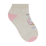 Kit 3 Pares de Meias Sapatilha Selene Meninas Infantil